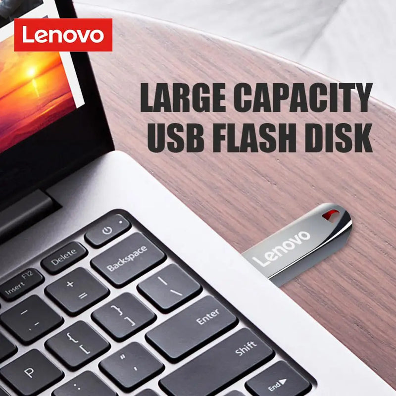 Lenovo Pendrive 2TB Usb 3.0 Speed Metal waterproof água